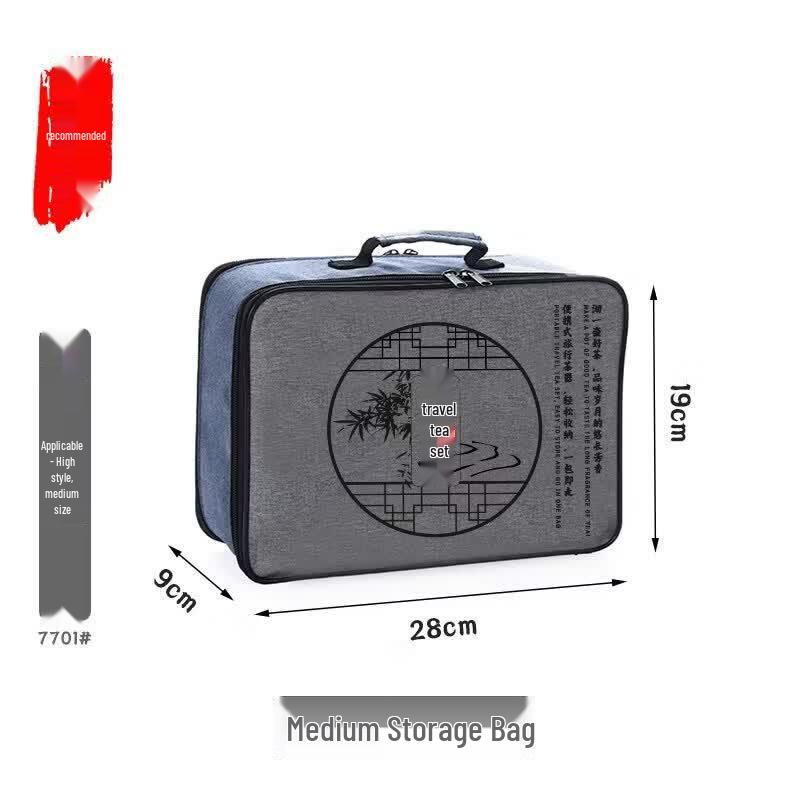 Portable Double-Layer Drainage Tea Tray
