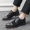 Nowe Buty Biznesowe Męskie Markowe Projektant Formalne Sukienka Skórzane Buty Męskie Mokasyny Brytyjskie Oksfordy Męskie Buty Osobowość na Przyjęcie Weselne