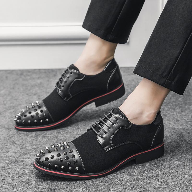 Nowe Buty Biznesowe Męskie Markowe Projektant Formalne Sukienka Skórzane Buty Męskie Mokasyny Brytyjskie Oksfordy Męskie Buty Osobowość na Przyjęcie Weselne