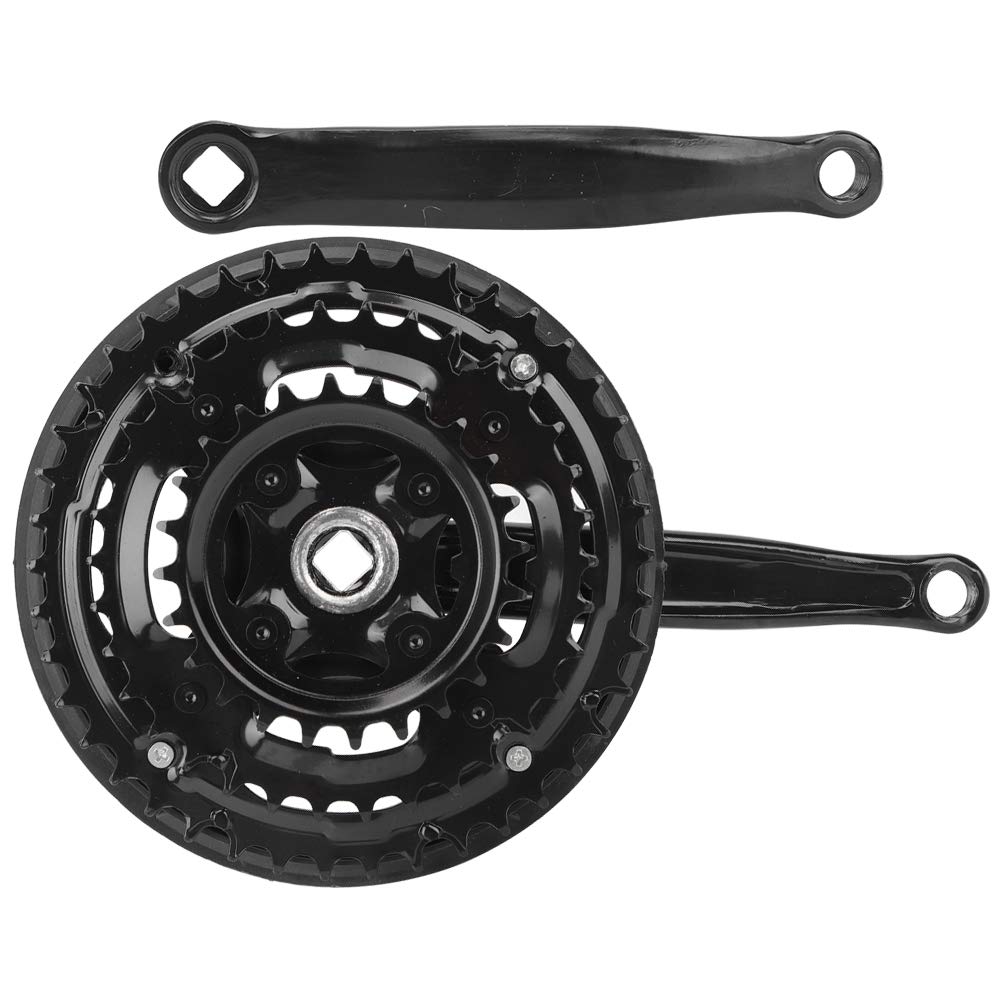 Bicycle Crankset, Bike Crankset, 170mm Crank Arms, High Compatibility, Bicycle Repair Parts & Accessories, Metal Product, Ultra-lightweight, High Axle