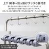 Bonarca Mop Holder with Casters for Outdoor Cleaning Tools Storage up to 16 Mop Cleaning Cleaning Mop Cleaning Commercial Cleaning with 2 Tool Tool