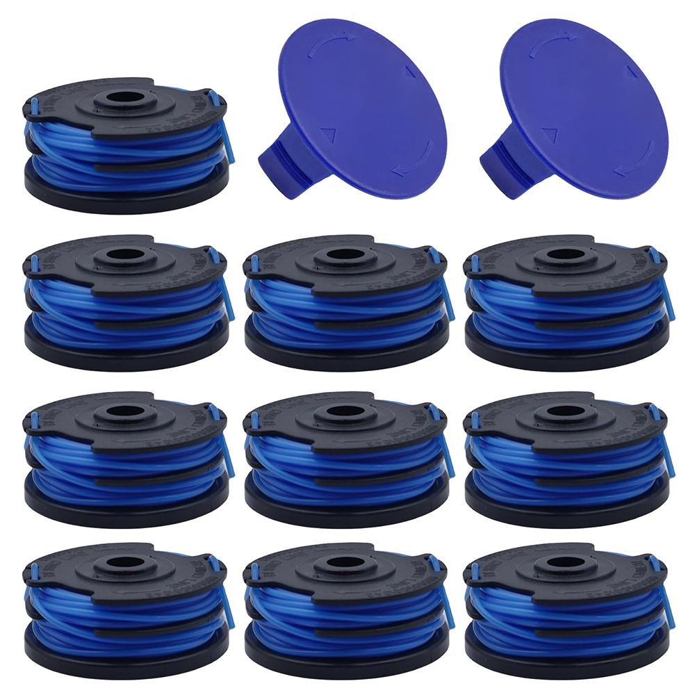 

10 TLG-03 Spool + 2 TLK-01 Spool Cap for Kobalt KST 120X/120X-06 Lawn Mower Replacement Part A