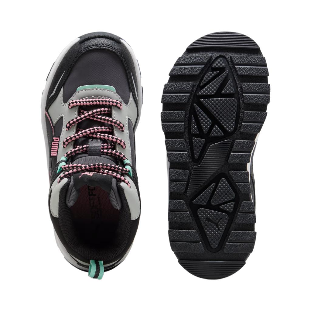 Puma Evolve Trail Color Block Comfortable Lace-Up Kids Training Shoes Kids Training Shoes 397645-09