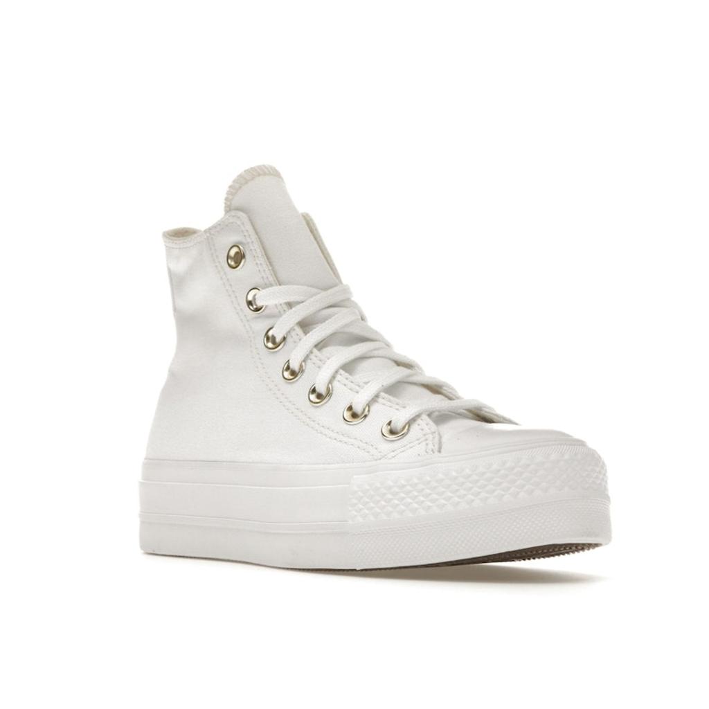 Converse Chuck Taylor All Star Platform Høy Hvit Dame Sneakers Gull 568380C