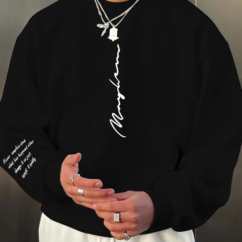 

Quick-Dry & Anti-Static, Men s Crew Neck Sweatshirt XXL чёрный