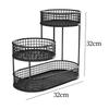 Metal Fruit Basket Party Countertop Space Saving Metal Wire Storage Basket
