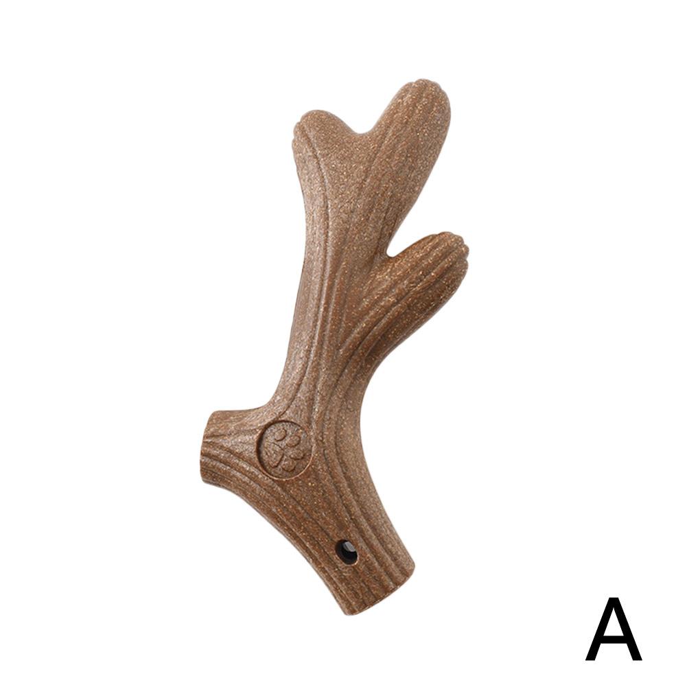 Hundekauspielzeug Künstliche Äste Backenzähne Reinigen Holzbedarf Knochen Kiefernzweig Form Niedlich Pe Z0K0