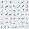 50PCS Cute Marine Life Waterproof Stickers for Water Bottles, Computers, & DIY Stationery