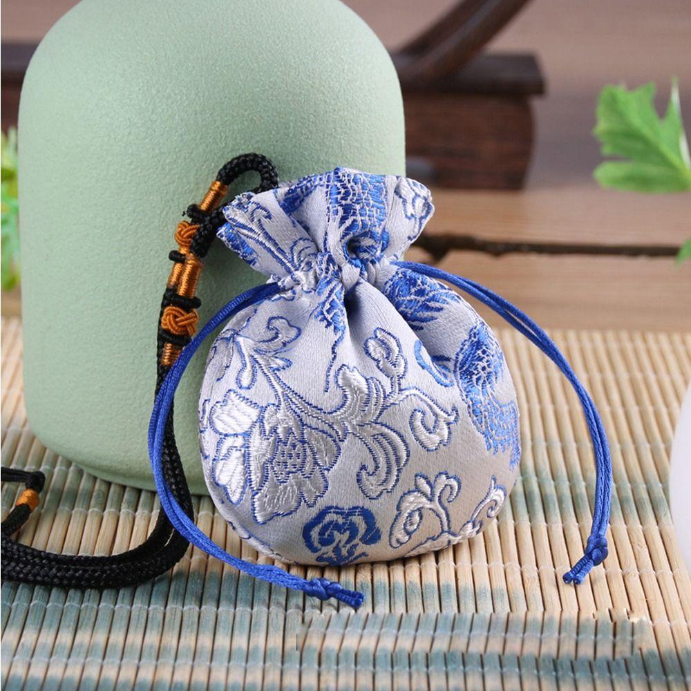

Hanging Decoration Necklaces Case Chinese Style Storage Bag Purse Pouch Women Jewelry Bag Sachet
