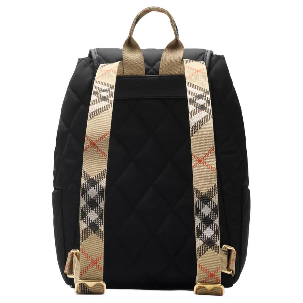 Burberry Horseshoe Adjustable Shoulder Strap Nylon Backpack Men backpack Black 81143941