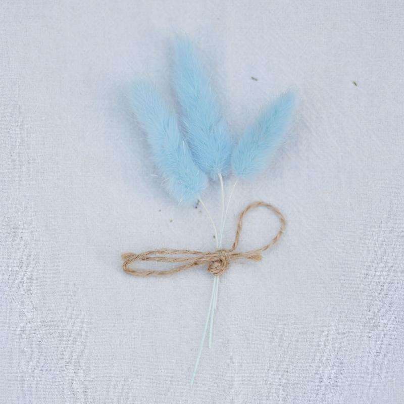 Handcrafted Mini Natural Dried Flower Bouquet 1Pcs Groomsmen Buttonholes for Wedding Bridesmaid Corsage Rustic Decor