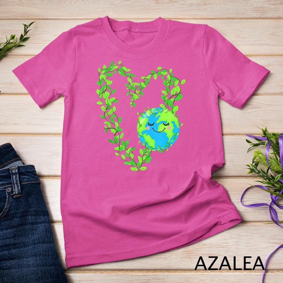 Earth Day 2023 Heart Earth Day Kids Boys Girl T-Shirt Unisex T-shirt 5 2XL