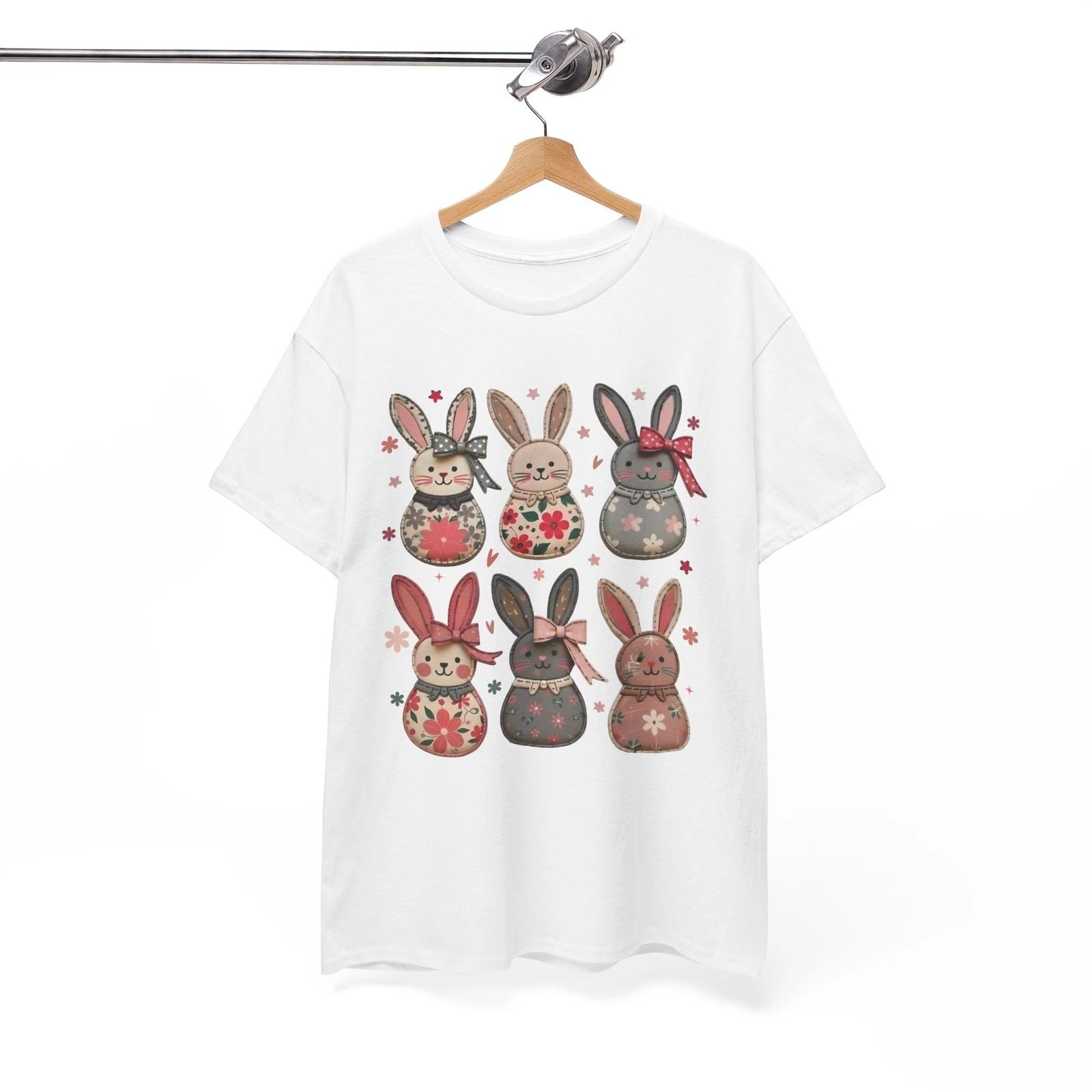 

Outdoor Adventure T-Shirt | Spring Explorer & Fresh Air Tee | bunny floral 3XL