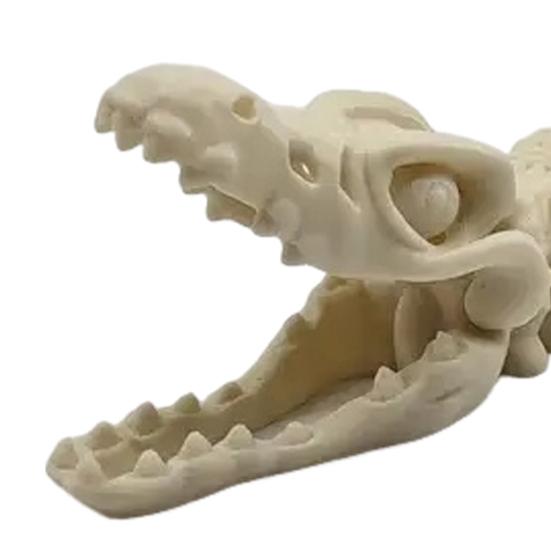 3D Printed Mosasaurus Skeleton Articulated Mosasaurus Figurine Prehistoric Dinosaur Collectible for Aquarium Desk Bookshelf Decoration