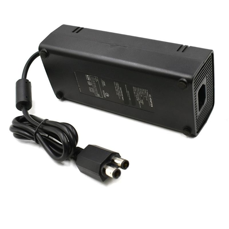 AC100-240V Adapter for 360 Slim Console with LED Indicator Lights and Auto Voltages Compatibility