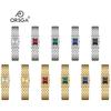 ORSGA Fashion Square Damen Quarz Uhr - Leichter Luxus & Casual Stil