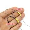 80pcs Carp Fishing Accessories Heat Shrink Tubing Dual Wall 3:1 Fits Hooks 1 2 4 6 And Oversized Hooks 1/0 2/0  For Carp Fishing