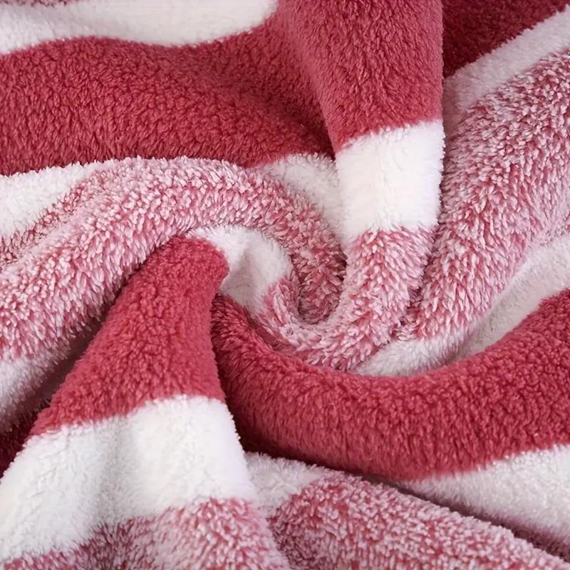 4 Piece Luxury Striped Towel Set - Quick-Dry & Highly Absorbent for Home, Hotel, Spa - Includes Bath, Hand & Washcloths
