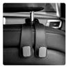 Car Seat Hook for Shopping Bags Summer Road Trip Essentials Multi-Purpose Leather Hanging Hooks for SUV Truck Vehicle Organizer To Keep Car Clean