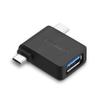 Ugreen USB-C & Micro USB OTG Adapter, 5Gbps, Black