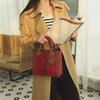 2024 Women's Red Crocodile Pattern Soft Leather Handbag - Princess Diana Wedding Messenger Bag