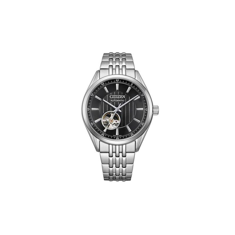 

CITIZEN waterproof 100m Automatic Steel Strap men s watch black dial NH911090E чорний