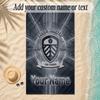 Beach TowelLeeds United Custom Name Text Personalized Soft Towel for Beach Pool Indoor Home Decor Gift