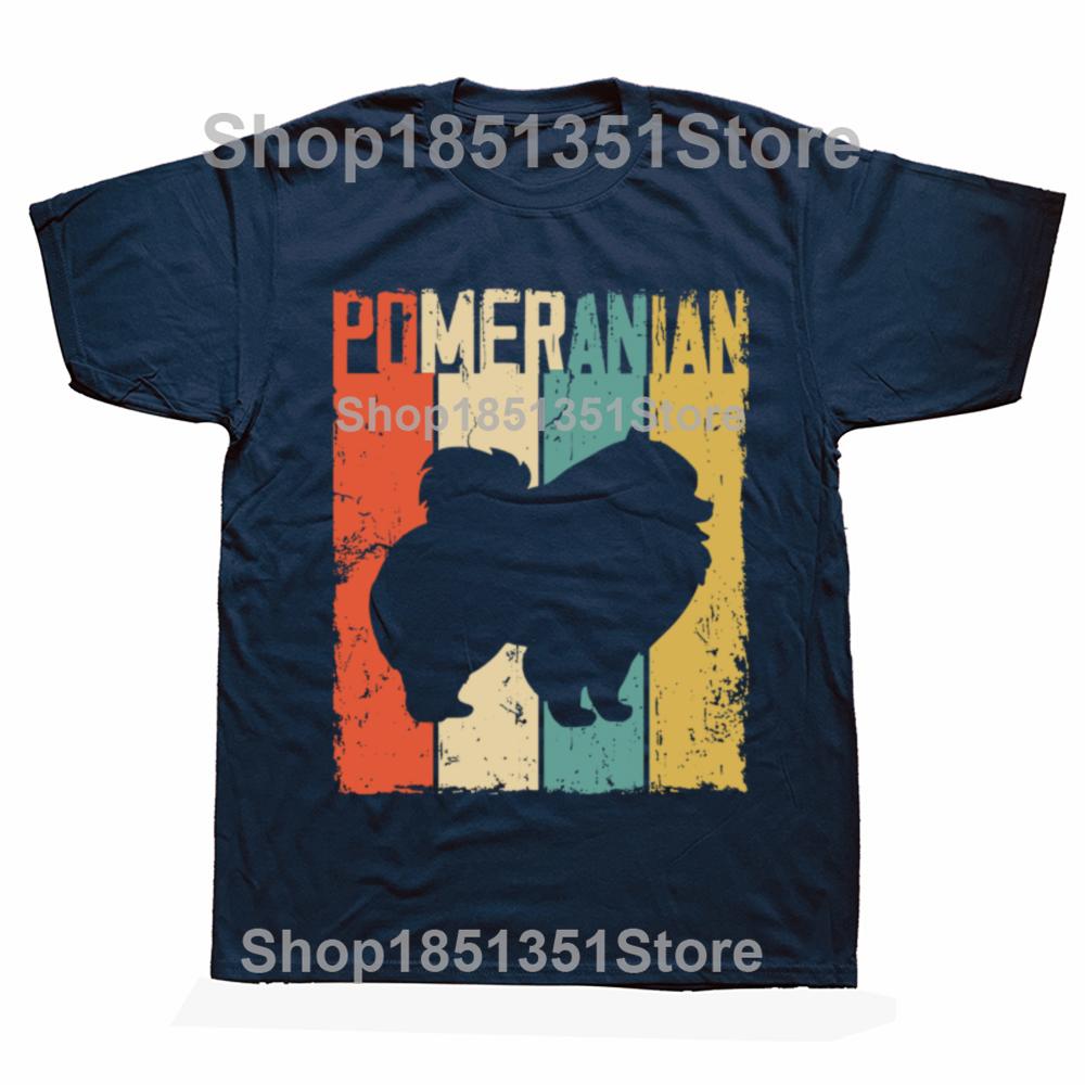 

Funny Pomeranian Dog Vintage Retro Style Graphic Tshirts Men Womens Fashion Casual Tshirt 100 Cotton Loose Oversized T Shirt S
