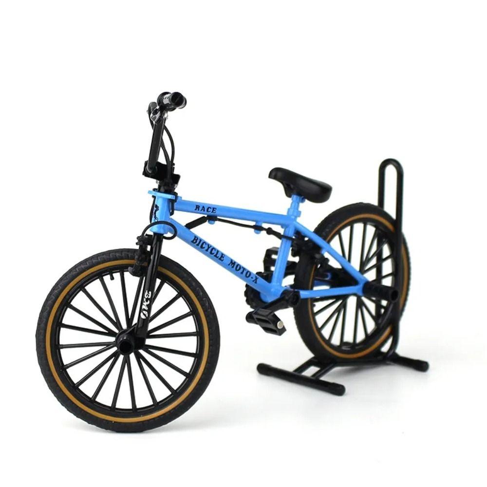 Parking Rack Bicycle Model Toy Stunt Bike Simulation Bike Birthday Gift Finger Mini Bike  Boys Gift