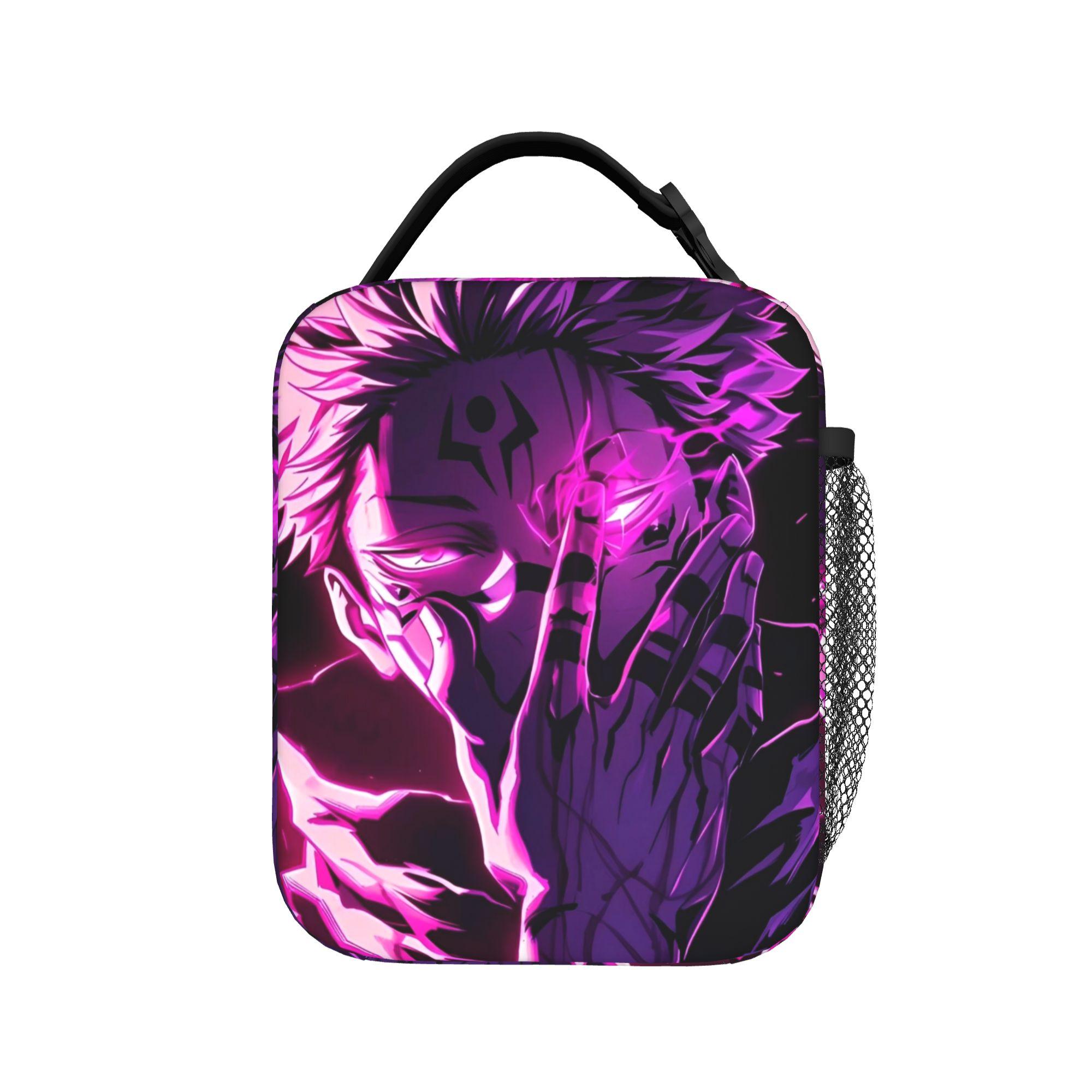JJK Anime Gojo Saturo Geïsoleerde Lunchtas Thermische Tas Herbruikbaar, Lunchcontainer Jujutsus Kaisens Anime Lekdichte Tote Lunchbox One Size