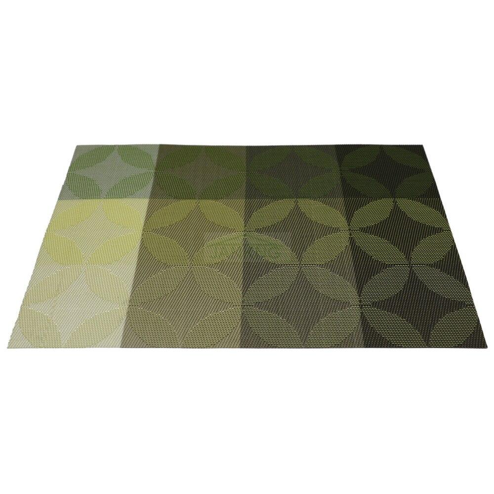6 sztuk / partia nowość podkładki pod kubek podkładka pod kubek żaroodporne pcv kuchnia jadalnia w paski podkładki stołowe na mata stołowa 45 * 30 cm