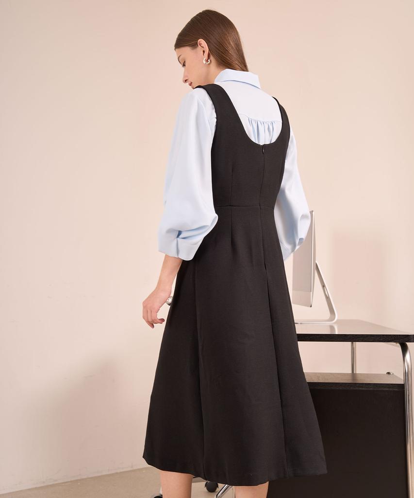 BIBYSEOB Sleeveless Long Dress Black [T44]