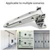 Practical Reversible Rise Hinges for Commercial Coolers Door with Spring Assisted Lift and Zinc Alloy Construction