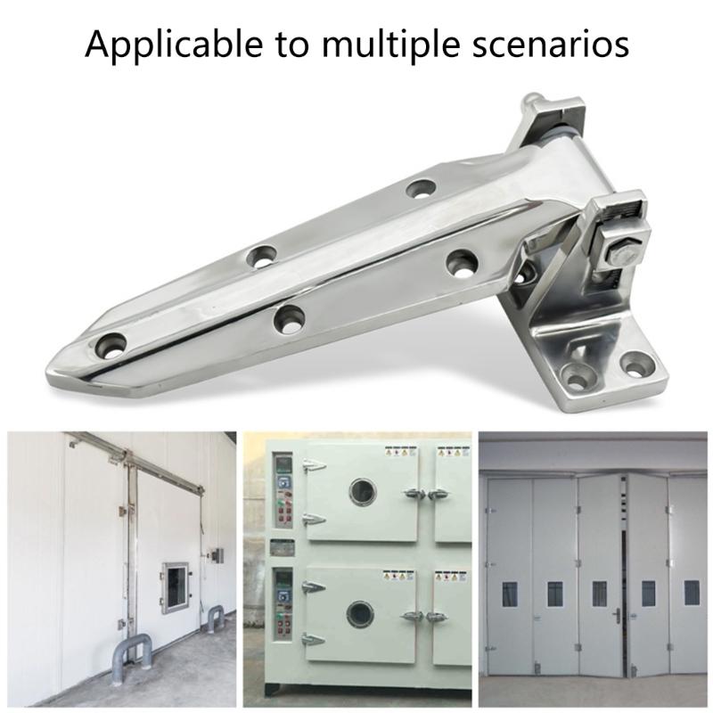Practical Reversible Rise Hinges for Commercial Coolers Door with Spring Assisted Lift and Zinc Alloy Construction