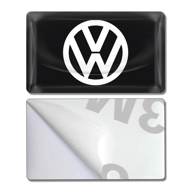 For Volkswagen 10pcs New 3D Epoxy Car Stickers Small Drop Glue Decals For Volkswagen Golf Passat B6 Magotan Touran Arteon Sciroc