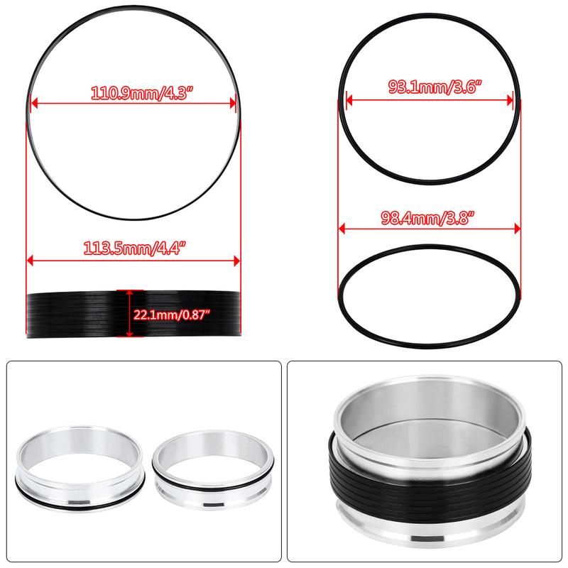 1 Piece 3.5" 4.0" Clamp System Assembly Exhaust V-band Clamp Quick Release For OD Exhaust/Intercooler Pipe/Turbo