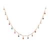 Boho Women Choker Tassels Multicolour Beads Pendant Necklace Chain Jewelry Gifts