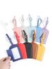 Customizable Multi-Color PU Faux Leather Luggage Tag with Lanyard and Card Holder - In Stock