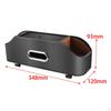 Car Seat Back Organizer Tissue Box Phone Holder Universal Travel Keep Tidy Detachable with Hooks