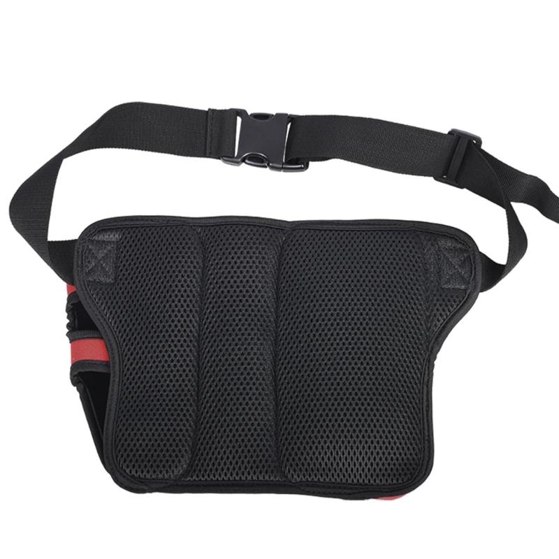 Compact Golf Ball Holder Case Storaeg Waist Bag With Adjustable Belt Weather Resistant For Course Travel