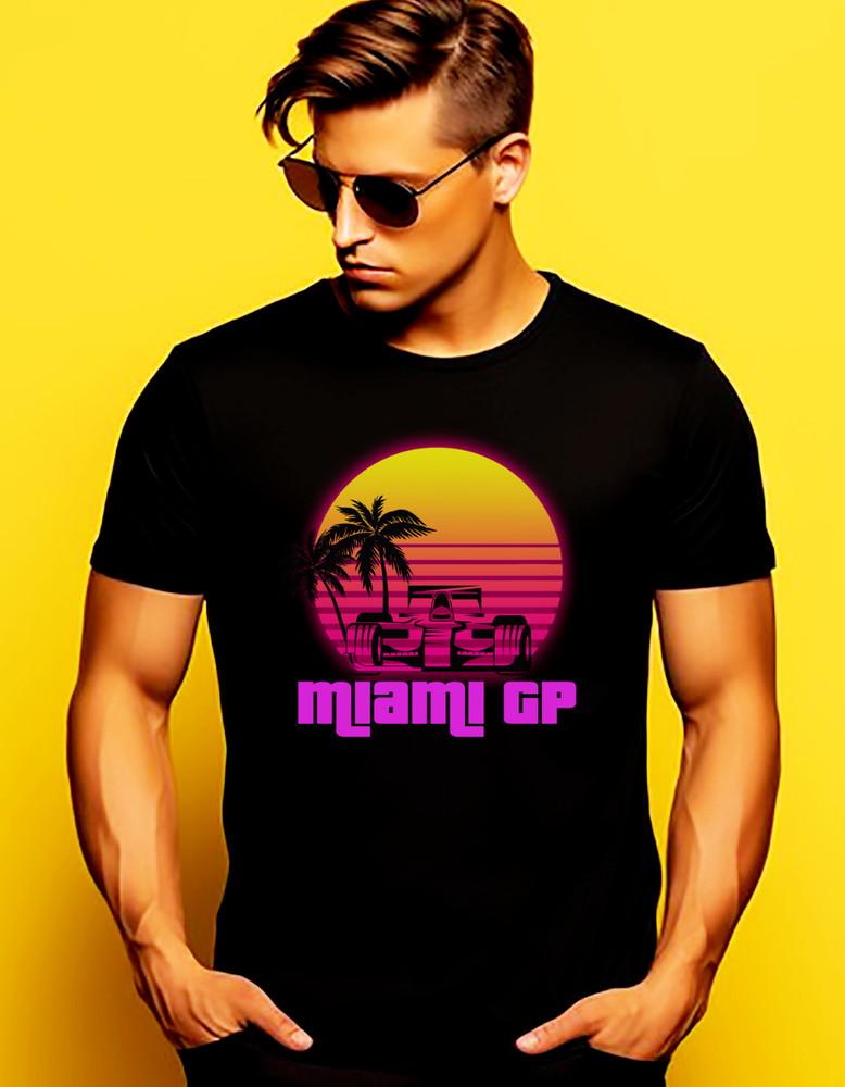 

Miami GP F1 Grand Prix Shirt May 4 2025 Formula 1 One USA Classic Retro Vintage Unisex T-Shirt XXXL