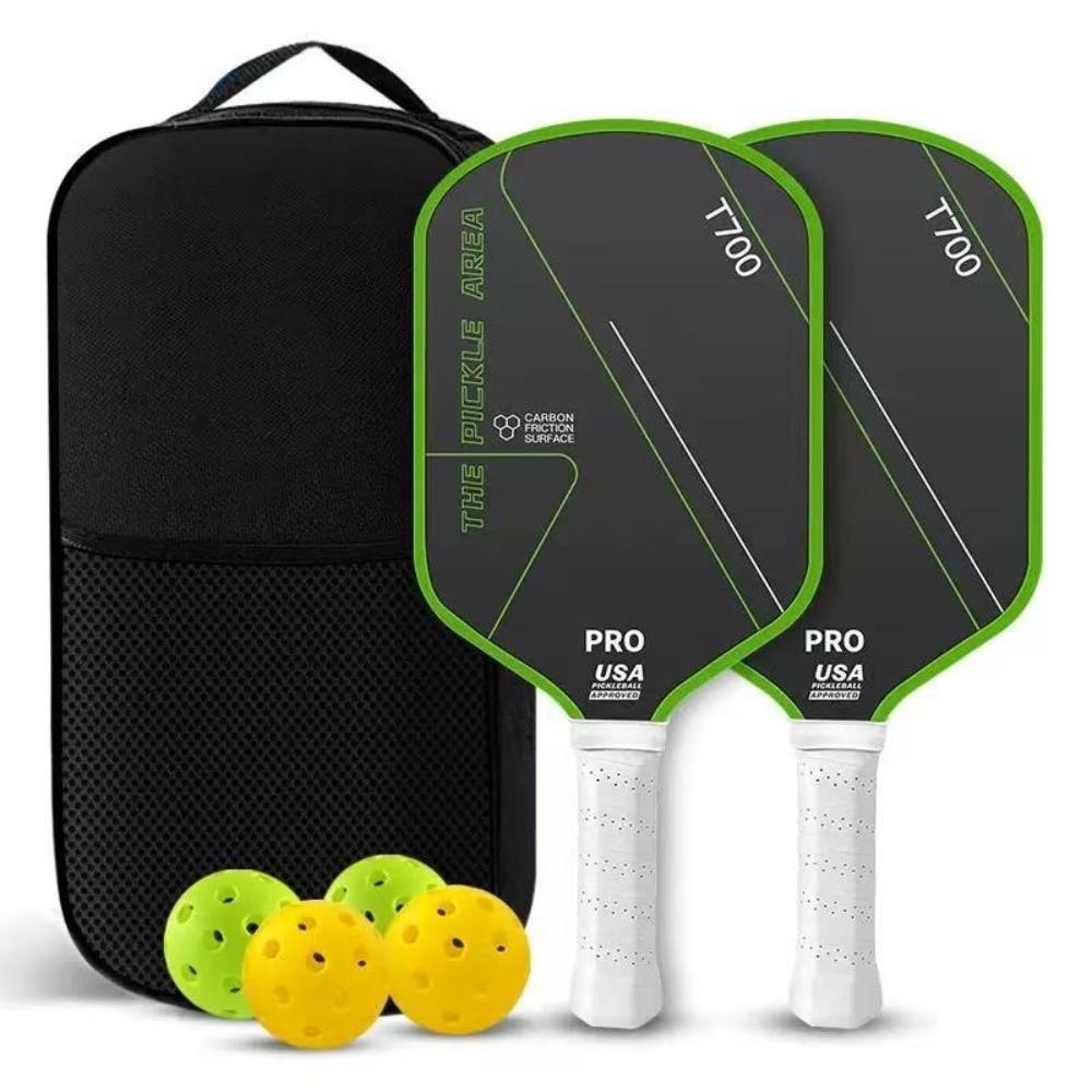 T700 Pickleball Paddle Carbon Fiber Pickle Ball Paddle Durable Pickleball Rackets Set