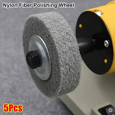 1/5Pcs Fiber Buffer Wheel 3" Abrasive Wheel Polishing Wheel  for Benchtop Buffers and Grinders