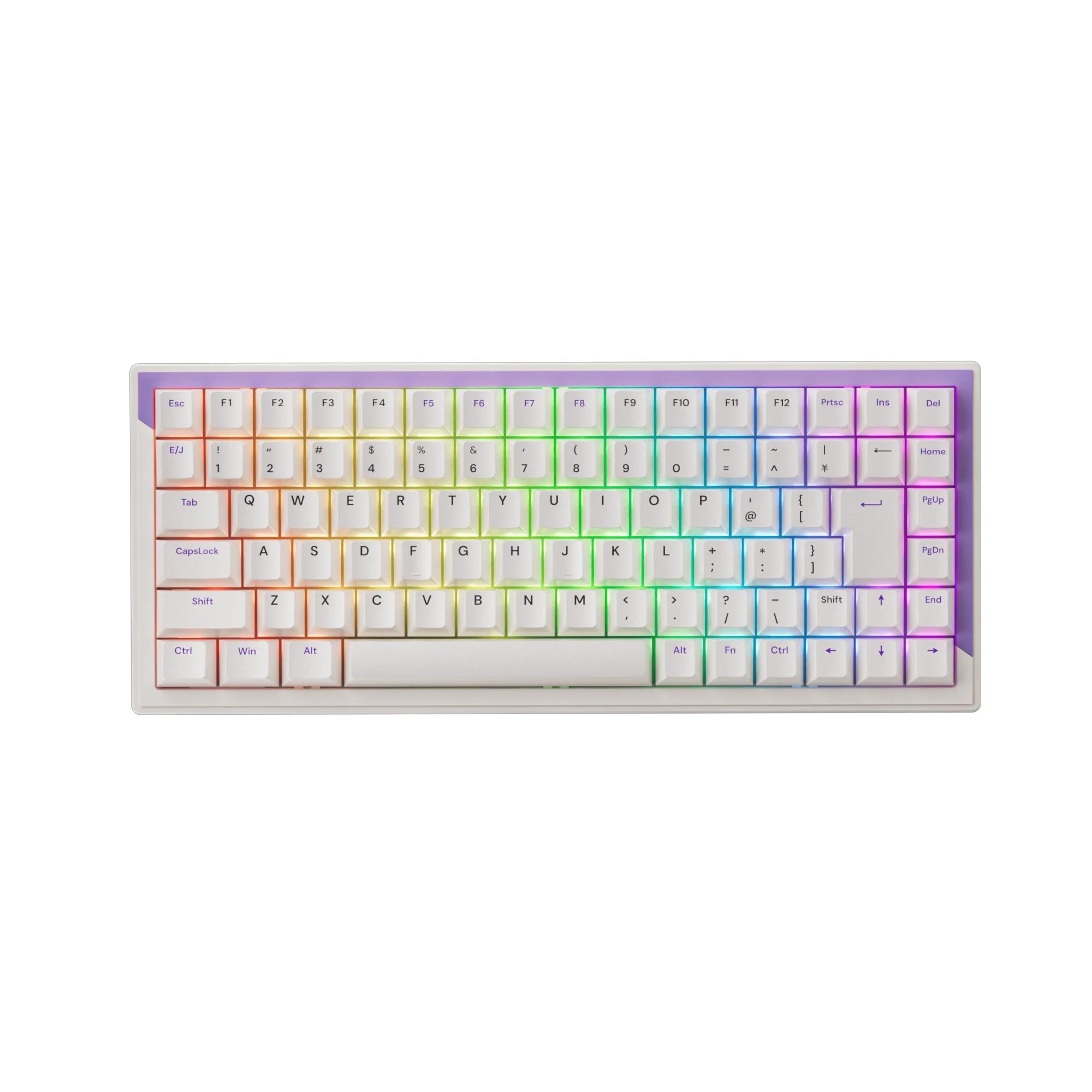 

DrunkDeer G75 Rapid Trigger Keyboard eSports Gaming Keyboard Magnetic Switch Adjustable Actuation Last Win Mode Size Japanese Layout Purple 75%