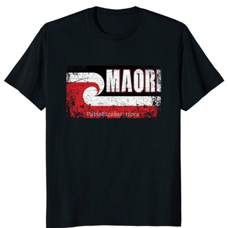 

Маори Флаг Флаг Новой Зеландии Уличная Одежда Футболка Хорошее Качество Бренд Хлопковая Футболка Летний Стиль Крутые Футболки 4XL