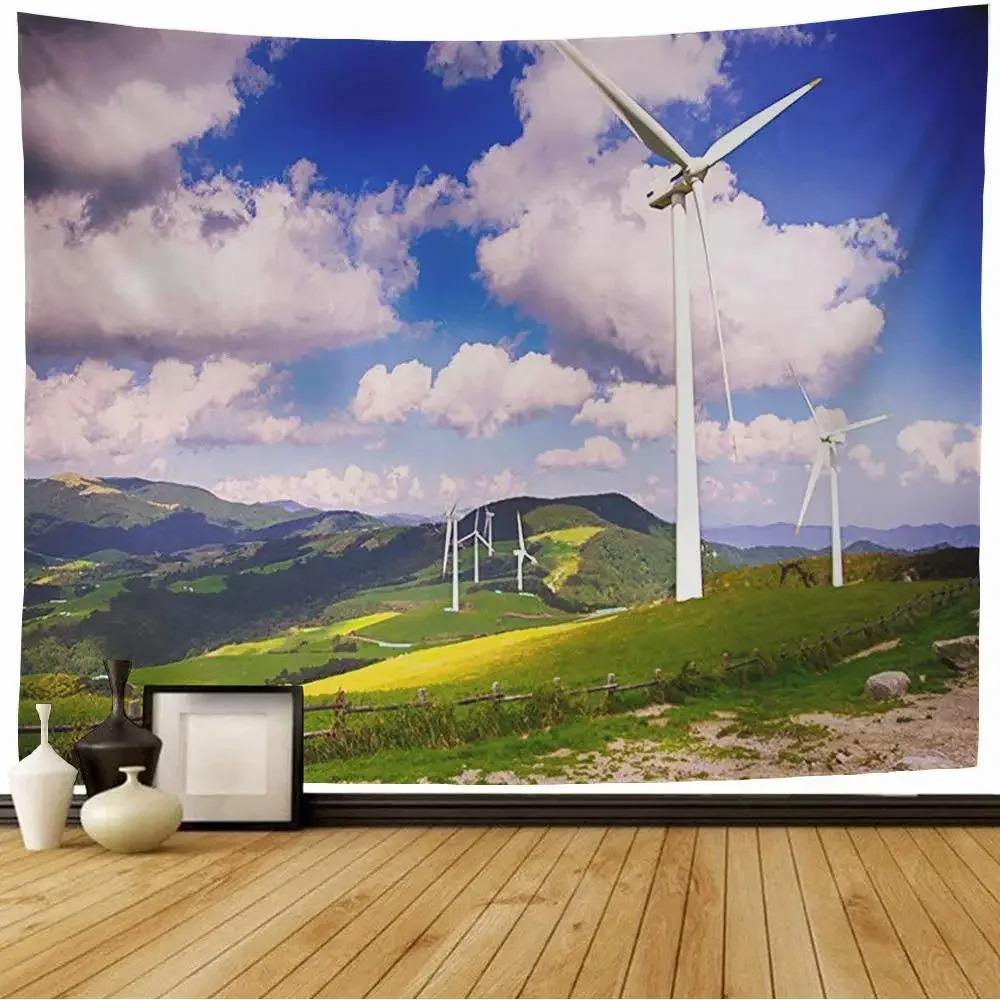 Гобелен с изображением ветряной турбины — фото 6