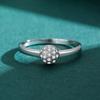 Tancise Classic 925 Sterling Silver  Zircon Ring Ladies Jewelry Wedding Promise Party Gift