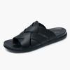 Wing S Foot Men S Genuine Cowhide SlipperS Black W183001rb M