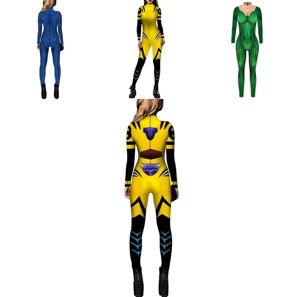 Exquisite X-men Mystique Women Catsuit Jumpsuit 3d Printed Cosplay Costume