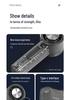 Transparent Mech-Style Portable USB Fan with Ice Pack and High-Speed Cooling